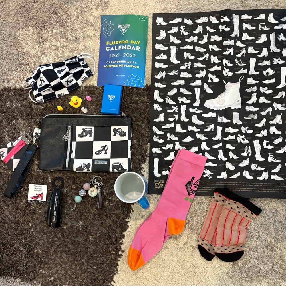 John Fluevog 15 piece accessories set - collectibles